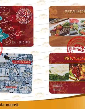 Member Card Non Magnetic Dan Magnetic