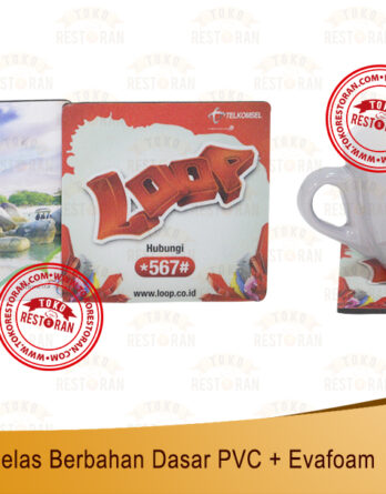 Coaster / Tatakan Gelas Bahan PVC Eva Foam