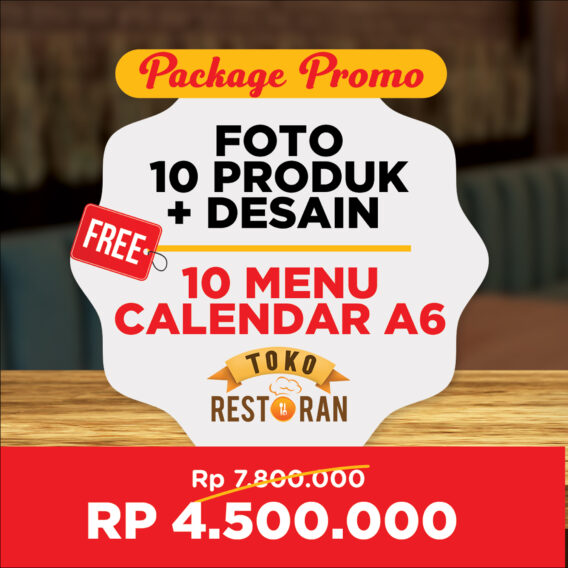 Promo Package Photo Menu + Design Menu + Cetak Buku Menu A6 ( Model Calender)
