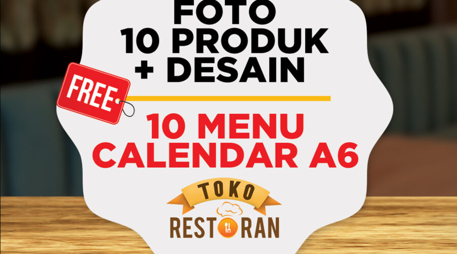 Promo Package Photo Menu + Design Menu + Cetak Buku Menu A6 ( Model Calender)