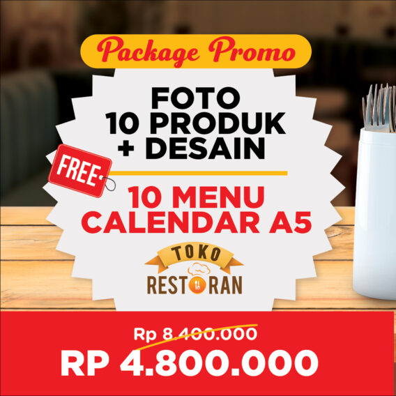 Promo Package Photo Menu + Design Menu + Cetak Buku Menu A5 ( Model Calender)