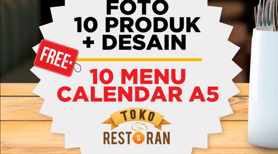 Promo Package Photo Menu + Design Menu + Cetak Buku Menu A5 ( Model Calender)